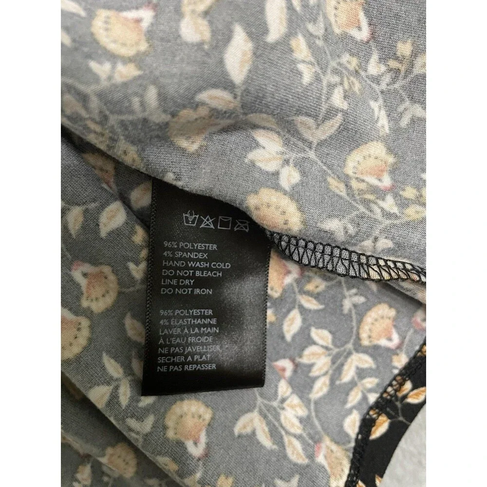 Urban Outfitters Women’s Julia Tiered Fit & Flare Black Beige Dress Size Small - Picture 4 of 10